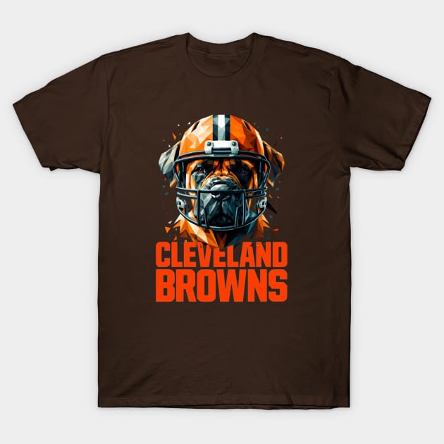 Cleveland Browns T-Shirt by fadinstitute